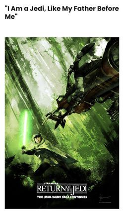 Mondo - Star Wars, Return of the Jedi Poster