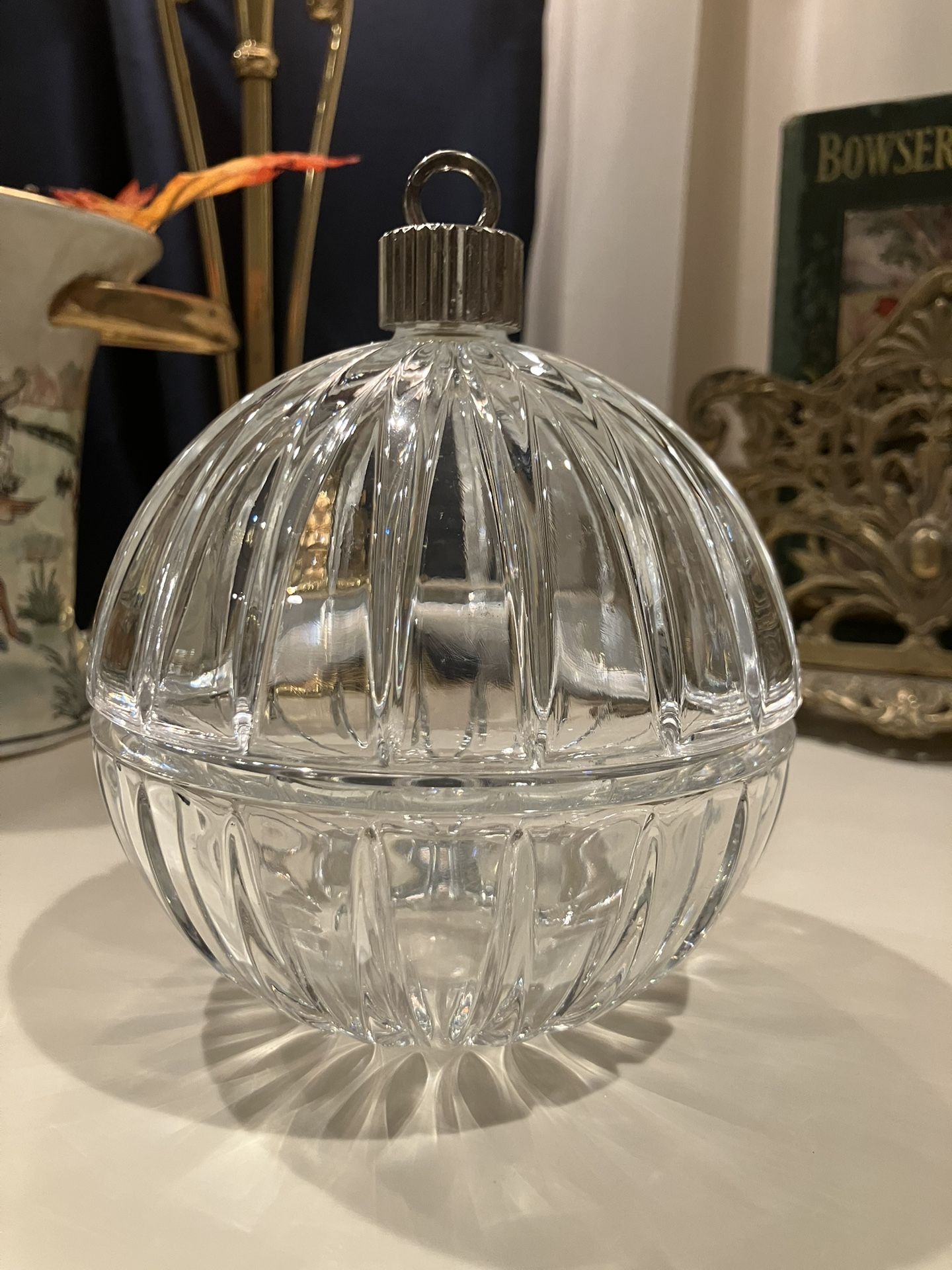 Ball Ornament Shaped Candy Dish