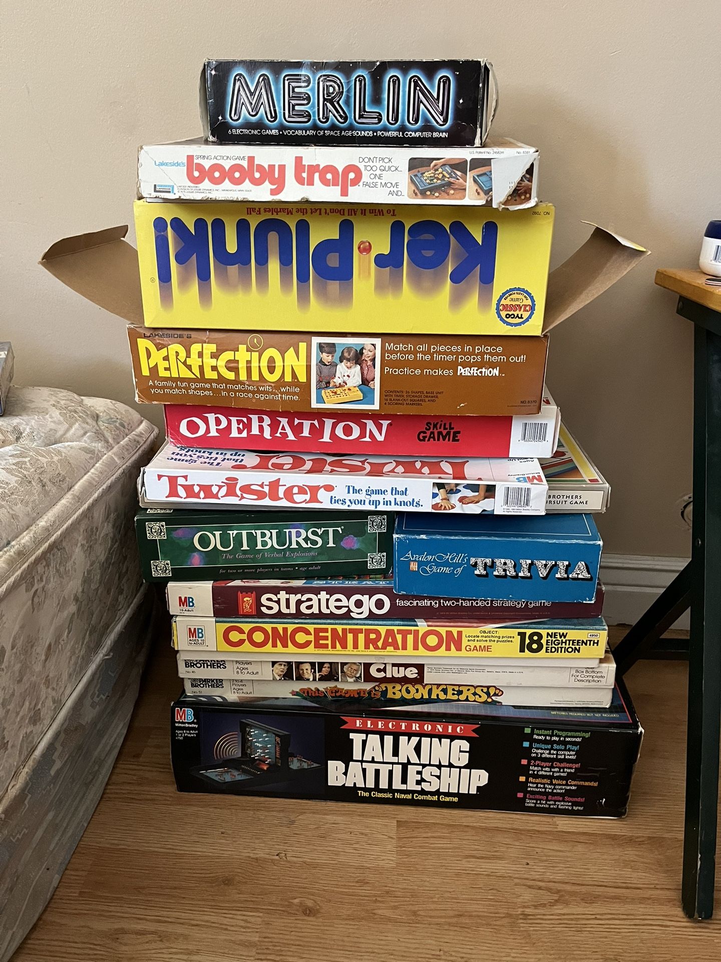 Vintage Board Games And Card Games