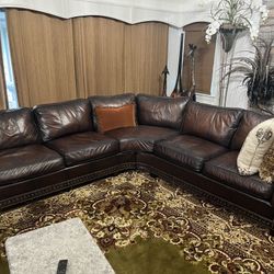 Leather Sectional