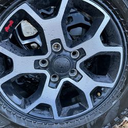 5 2019 Jeep Wrangler Rubicon Wheels With Tires 