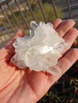 NEW 5.1 oz/ 144 Grams Natural Clear Quartz Cluster Mineral Crystal