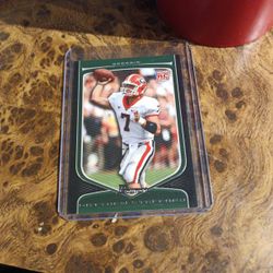 2009 Bowman Matthew Stafford Mvp Rookie Card. Georgia Bulldogs La Rams. 