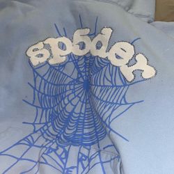 Baby Blue Spider Hoodie 