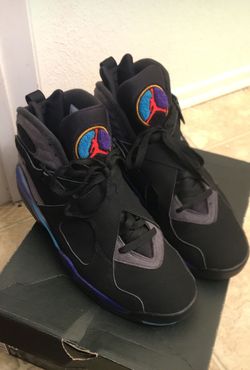 Aqua 8s Jordan 10.5