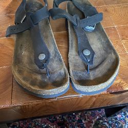 Really Nice Ladies Birkenstock Kairo Black Sandals