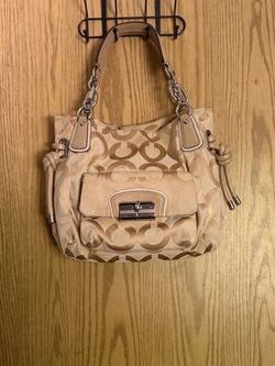 Coach Signature Op Art Handbag
