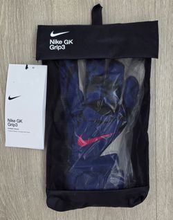 Nike GK Grip3 Soccer Goalkeeper Gloves Blue HQ0256-458 Adult Size 10 NWT ⚽️