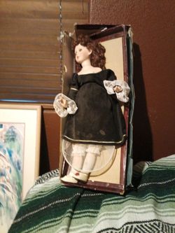 Big antique porcelain doll for sale