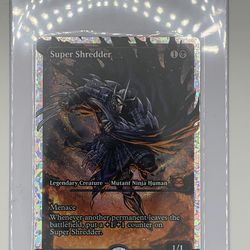 Super Shredder (Showcase) (Fracture Foil) Teenage Mutant Ninja Turtles Foil