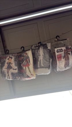 Witch, clown, stormtrooper, Jedi