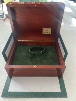 Rolex Box Wood No Watch Included
