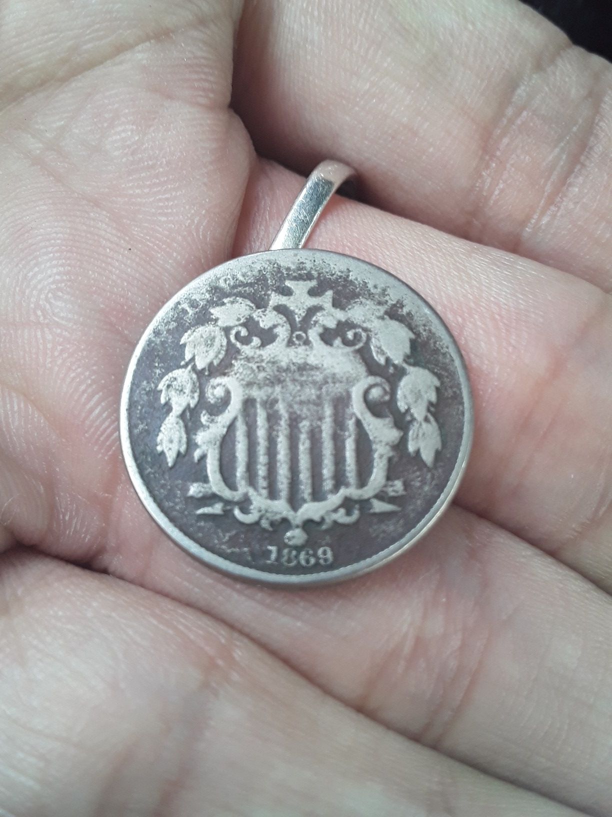 1869 U.S -5 Cent Coin