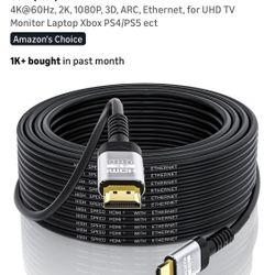 4K 50ft HDMI Cable, New
