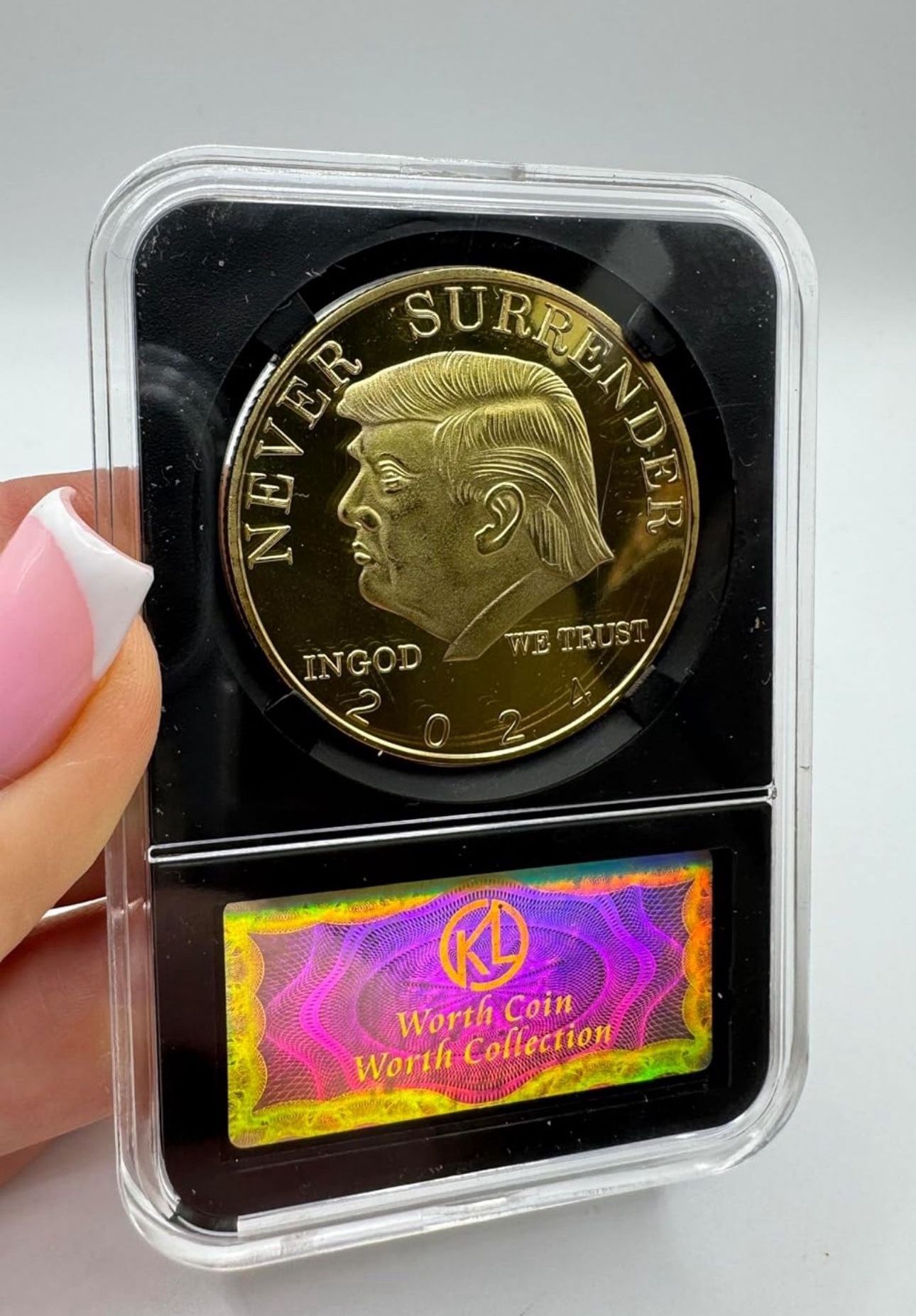 Trump Coin Trump Never Surrender Coin