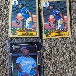 Bo Jackson Rookie Card Bundle