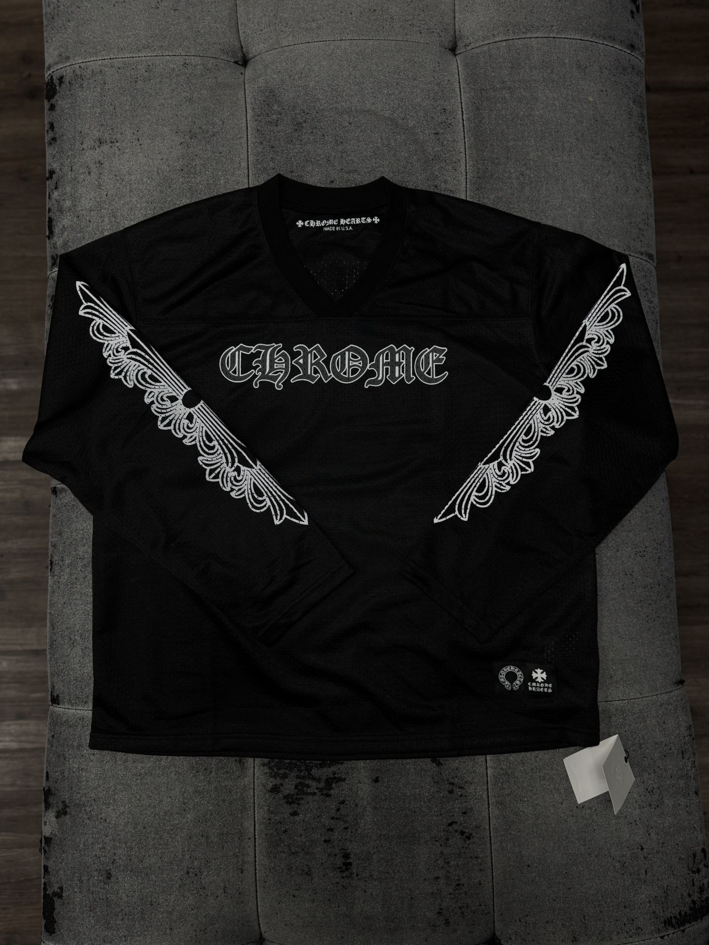 Chrome Hearts Black Jersey Long Sleeve