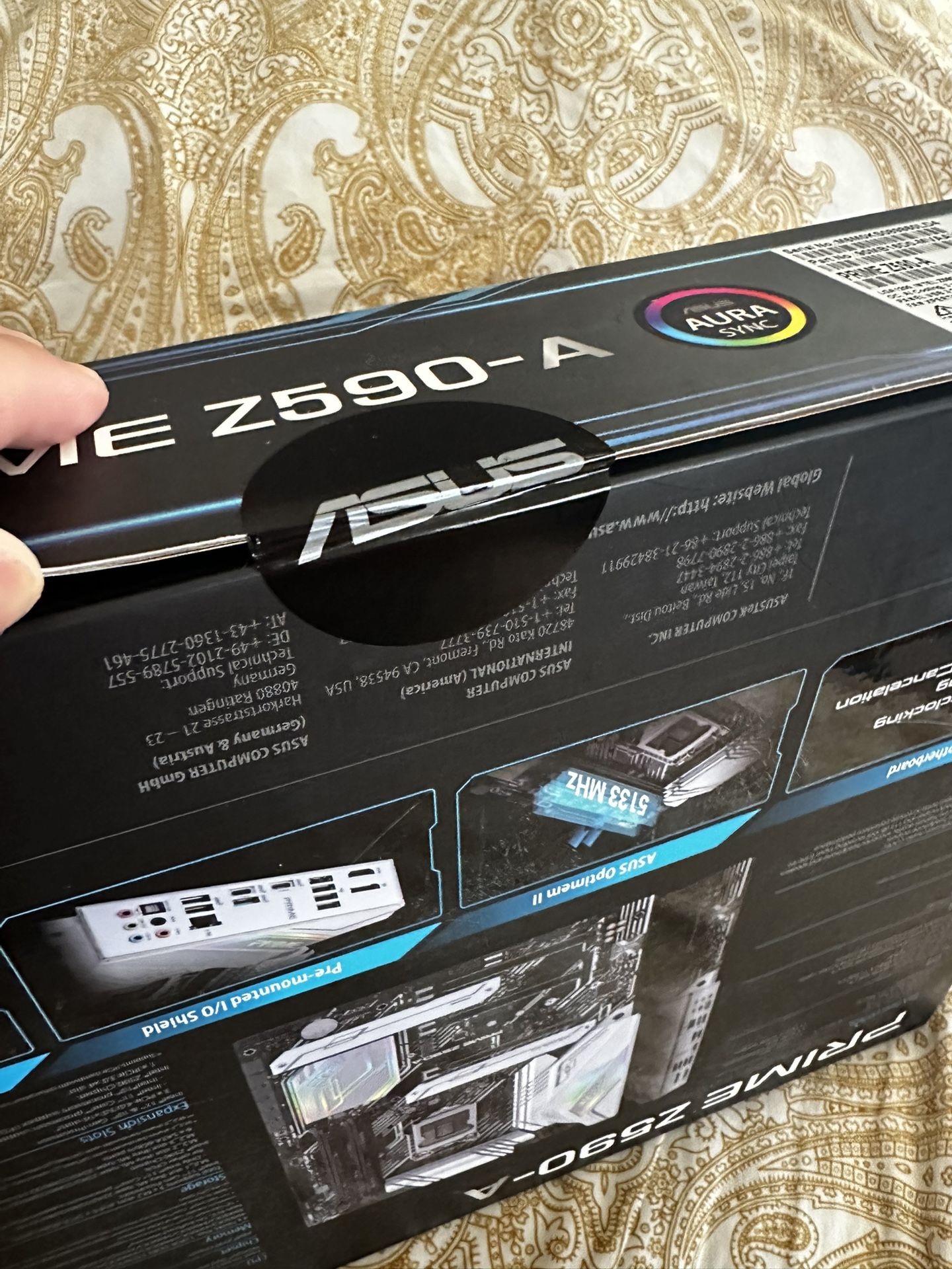 ASUS Prime Z590 A LGA 1200 (Intel 11th/10th Gen) ATX Motherboard