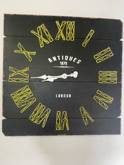Antiques 1870 London Decorative Wall Clock 30 by 30