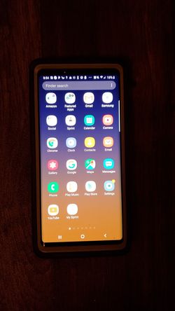 Galaxy note 9 with otterbox ( sprint or straight talk only)