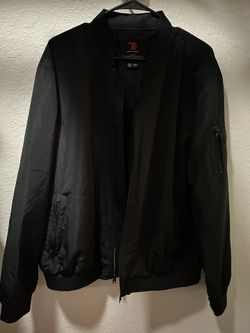 Men’s Black Bomber Jacket