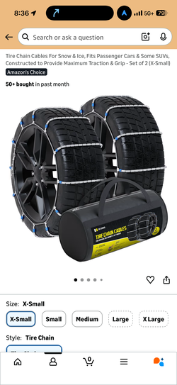 Snow chains xsmall