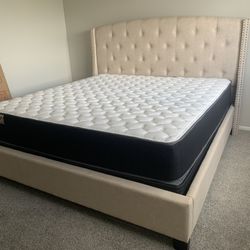 $699 Brand New King Bed Frame With Mattress (Read Description Below)