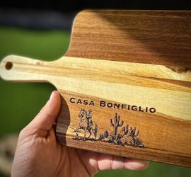 Wooden Cutting Boards With Personalized Engraving