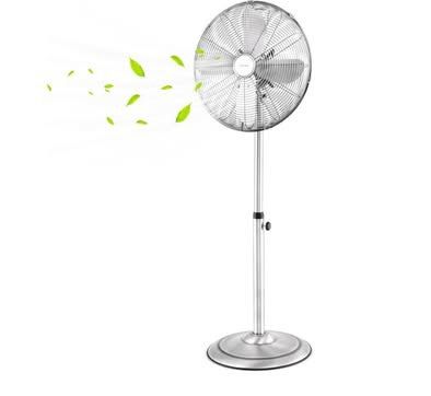 New COSTWAY Metal Pedestal Fan, 16-inch Quiet High Velocity 75° Oscillating Standing Fan