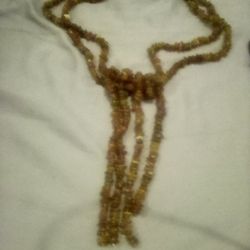 Vintage raw Baltic amber two strand 