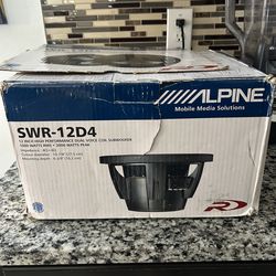 ALPINE SWR-12D4