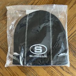Supreme Racing Panel Beanie Black