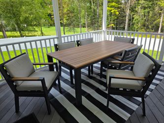 Member's Mark Vista Dining Set with Sunbrella Fabric, 7pc