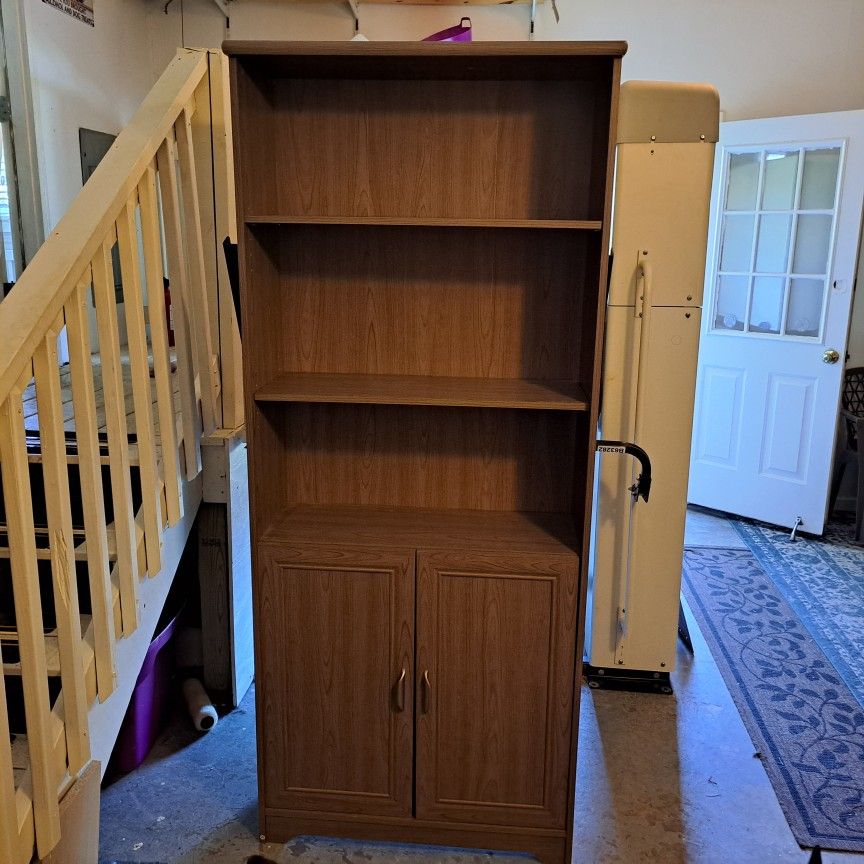 Office Desk And Matching Bookcase For Sale