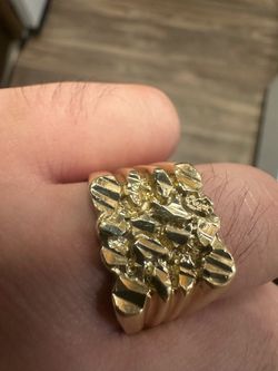 Solid 10k ring