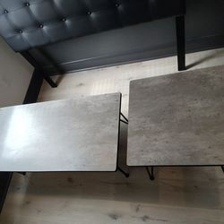 2 Gray matching tables $20 for all