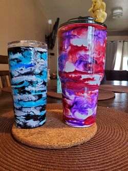 Custom tumblers 30 oz 16 oz