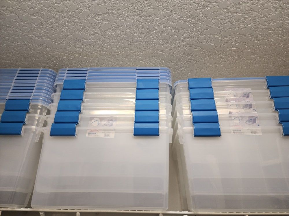 Sterilite Storage Container 54qt Brand New Gasket Boxes