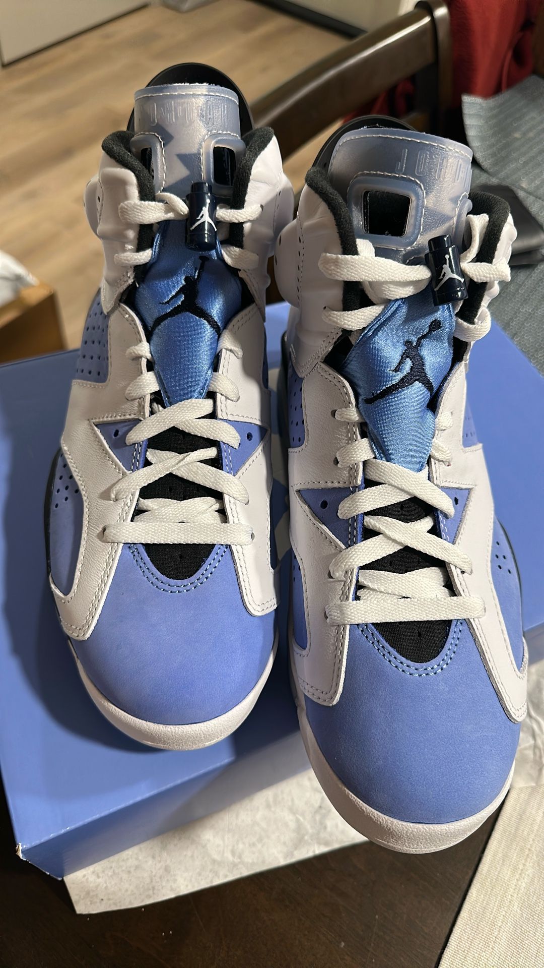 Air Jordan 6 Retro UNC White Size 9