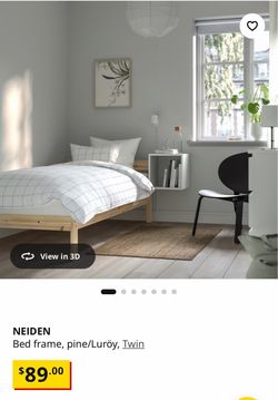 Ikea Twin Bed Frame and Slats