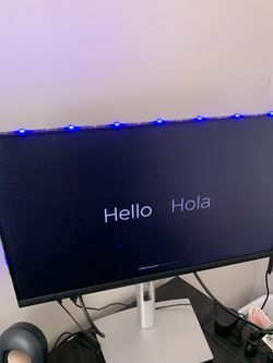 Gaming Dell Monitor Come Wit Led Key Board And Led Mousepad 