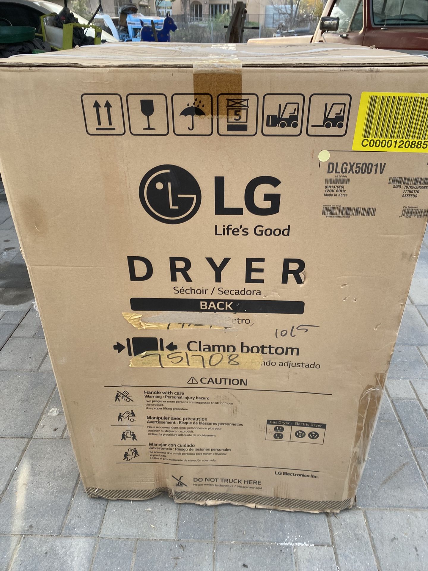 LG Dryer New In The Box