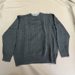 Greg Norman for Tasso Elba Men’s Sweater Black Size L Cotton Blend