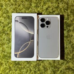 iPhone 16 Pro | 256GB | Natural Titanium | Factory Unlocked