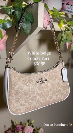 Beige Coach Bag