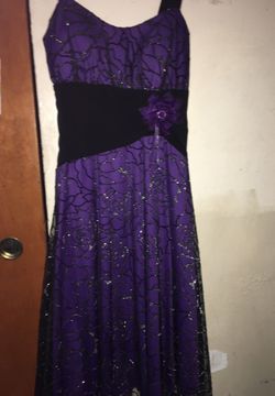 Purple dress small
