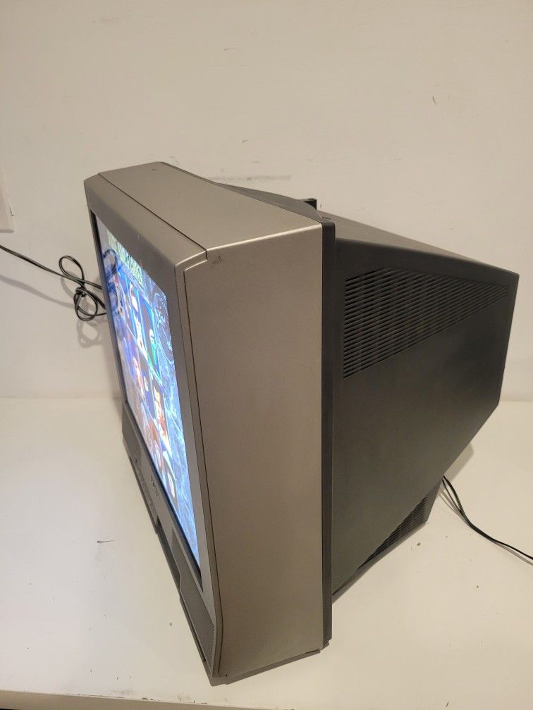 Sony Trinitron CRT TV retro gaming nintendo n64 Playstation xbox sega ...