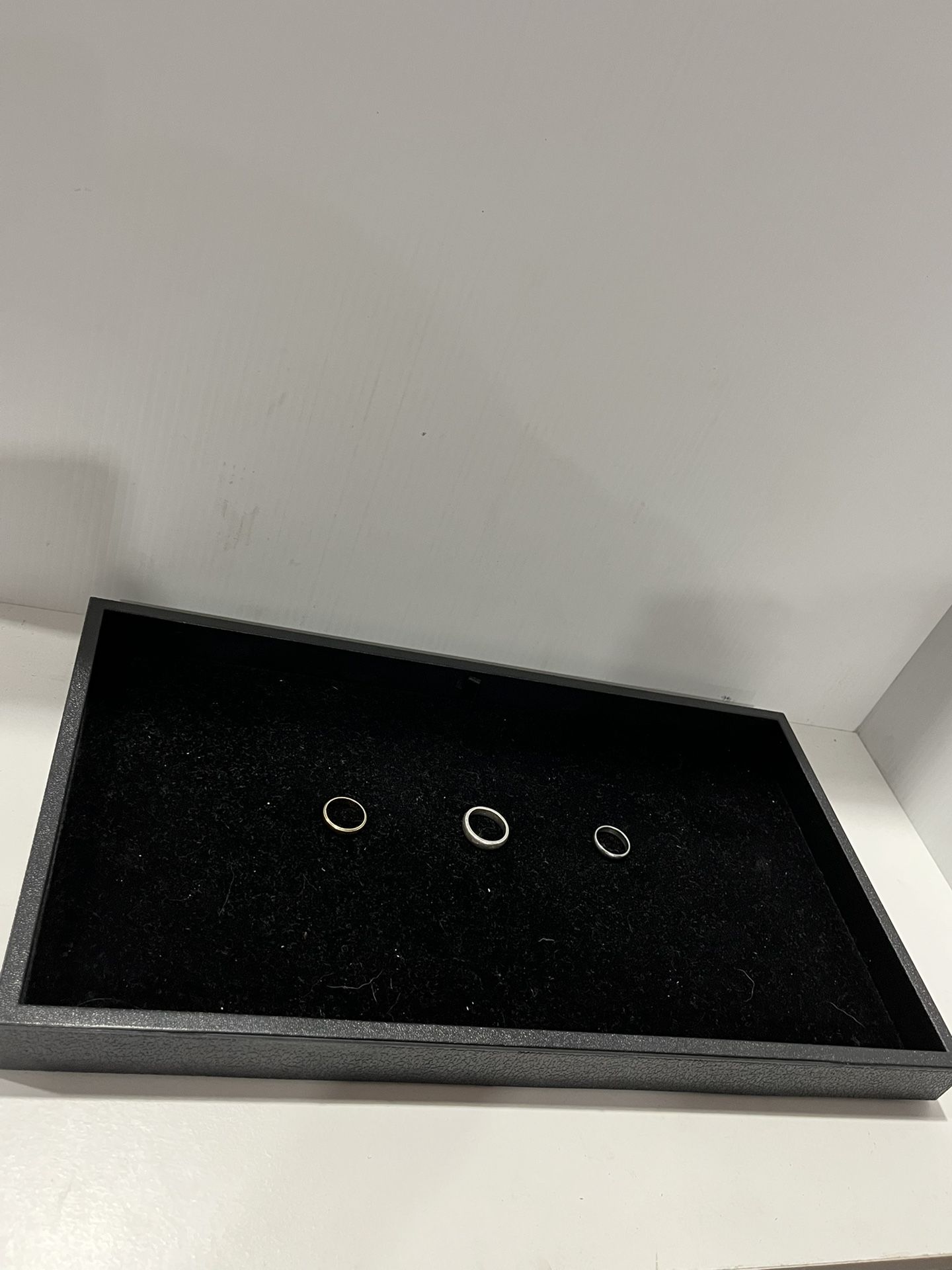 Black Velvet Insert Jewelry Tray