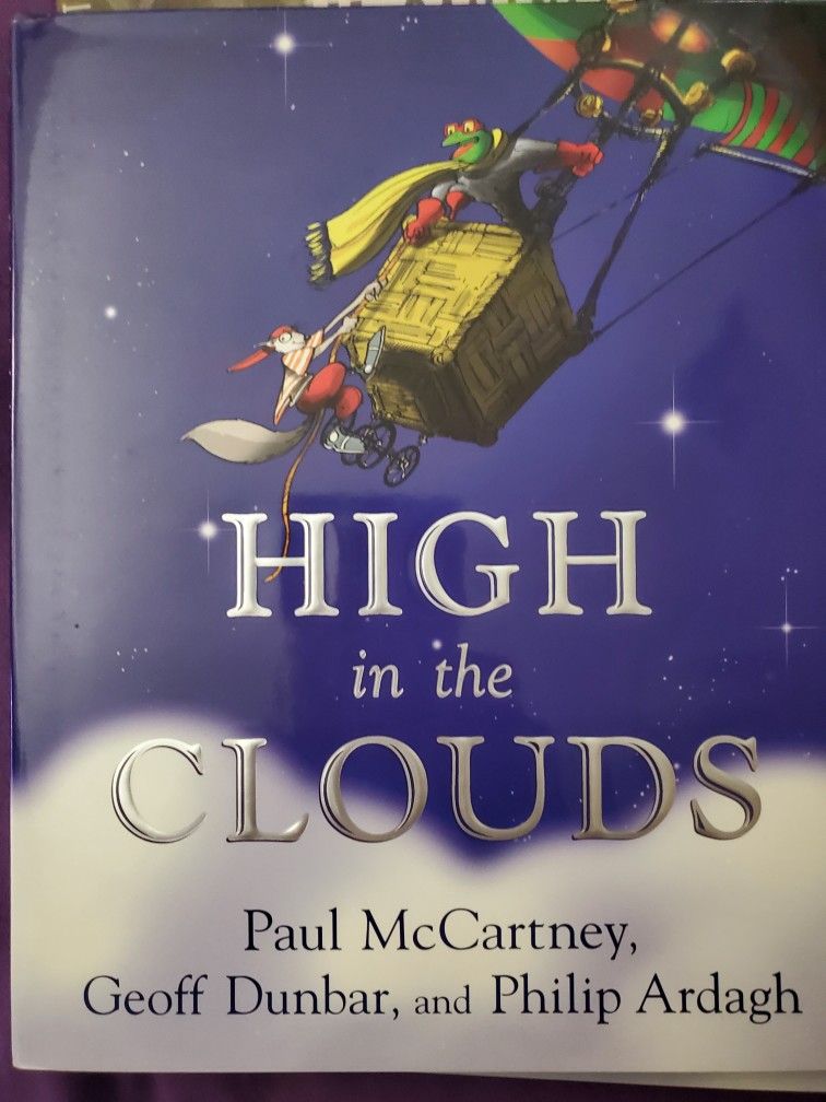 Paul McCartney "High In The Clouds" book signed