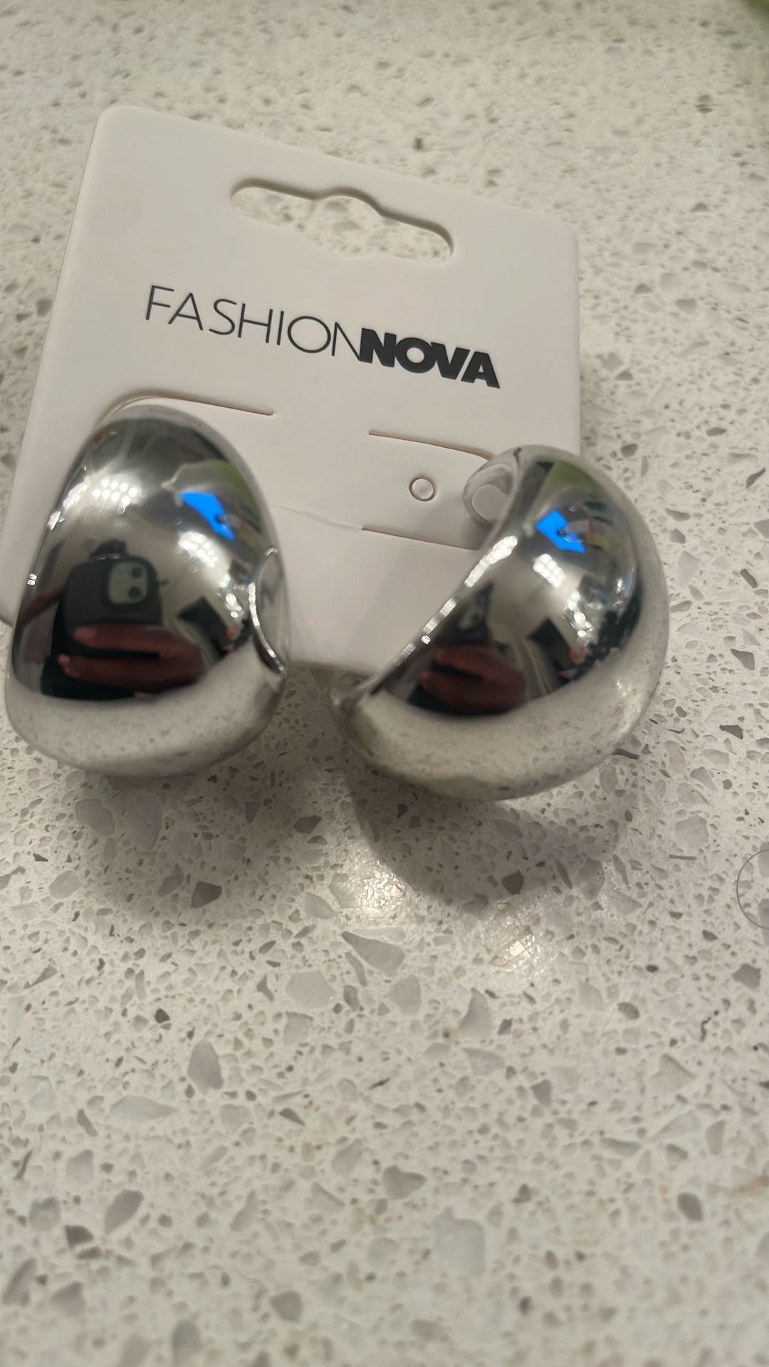 Fashion Nova Silver Earrings